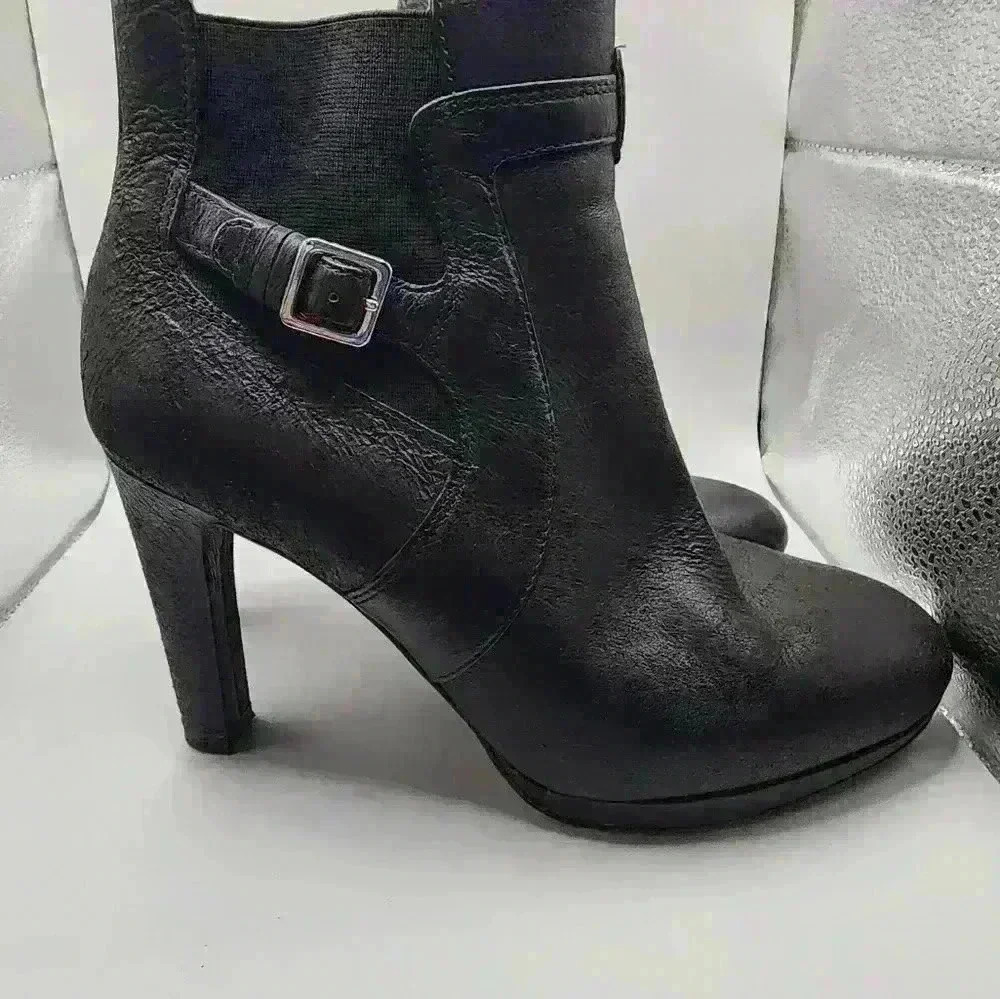 Rockport Hight Heels Boots Black Size 6 - Picture 5 of 7